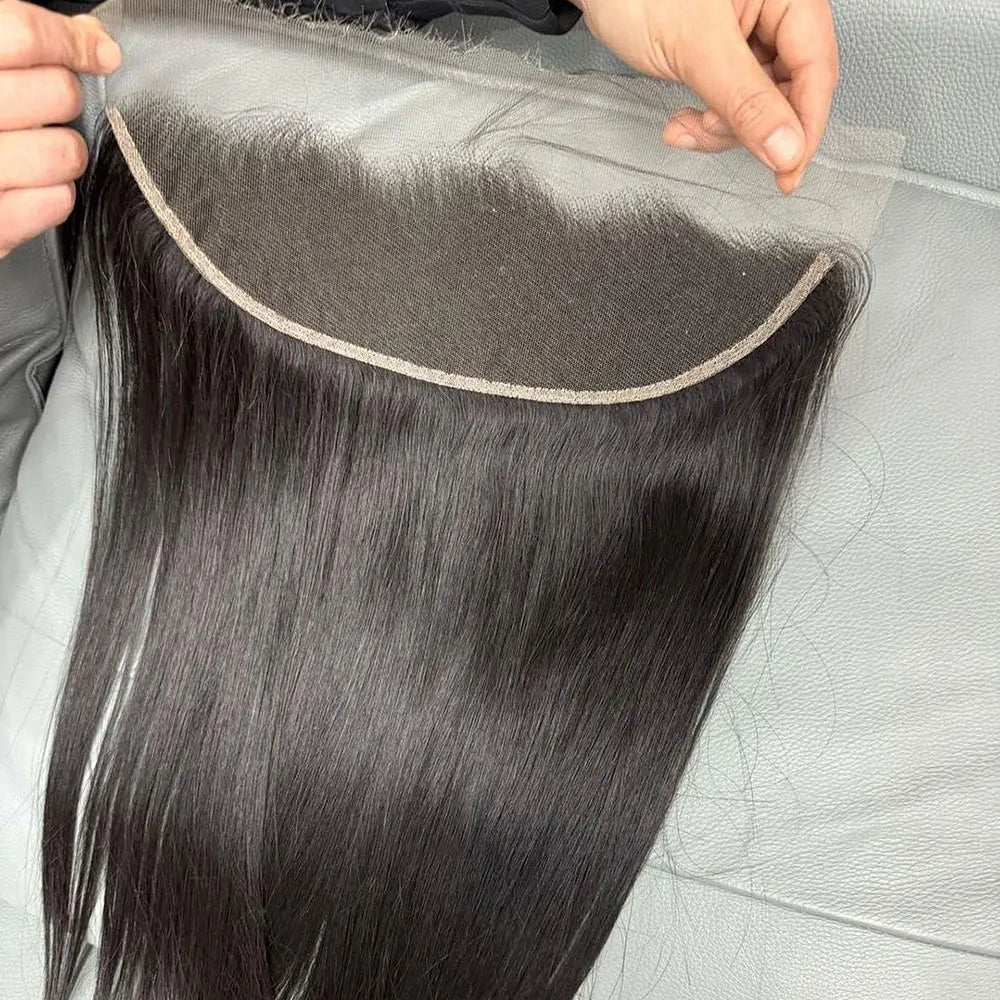 Lace Frontal Closure Peruvian Straight Closure 5x5 100% Human Hair Straight 13x4 Lace Frontal Natural Color Remy Hair Swiss Lace