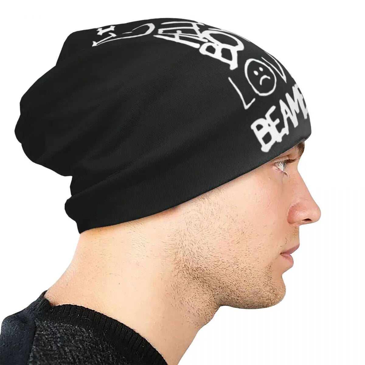 Lil Peep Emo Rap Goth Caps Hip Hop Unisex Outdoor Skullies Beanies Hat Spring Warm Thermal Elastic Bonnet Knitting Hats