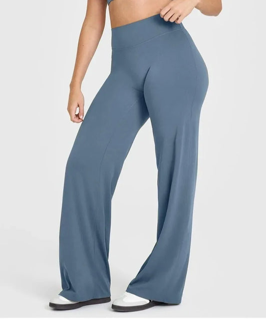 Sport Trousers Straight-Leg Ultra Soft Butter Mid-Waist Yoga Pants